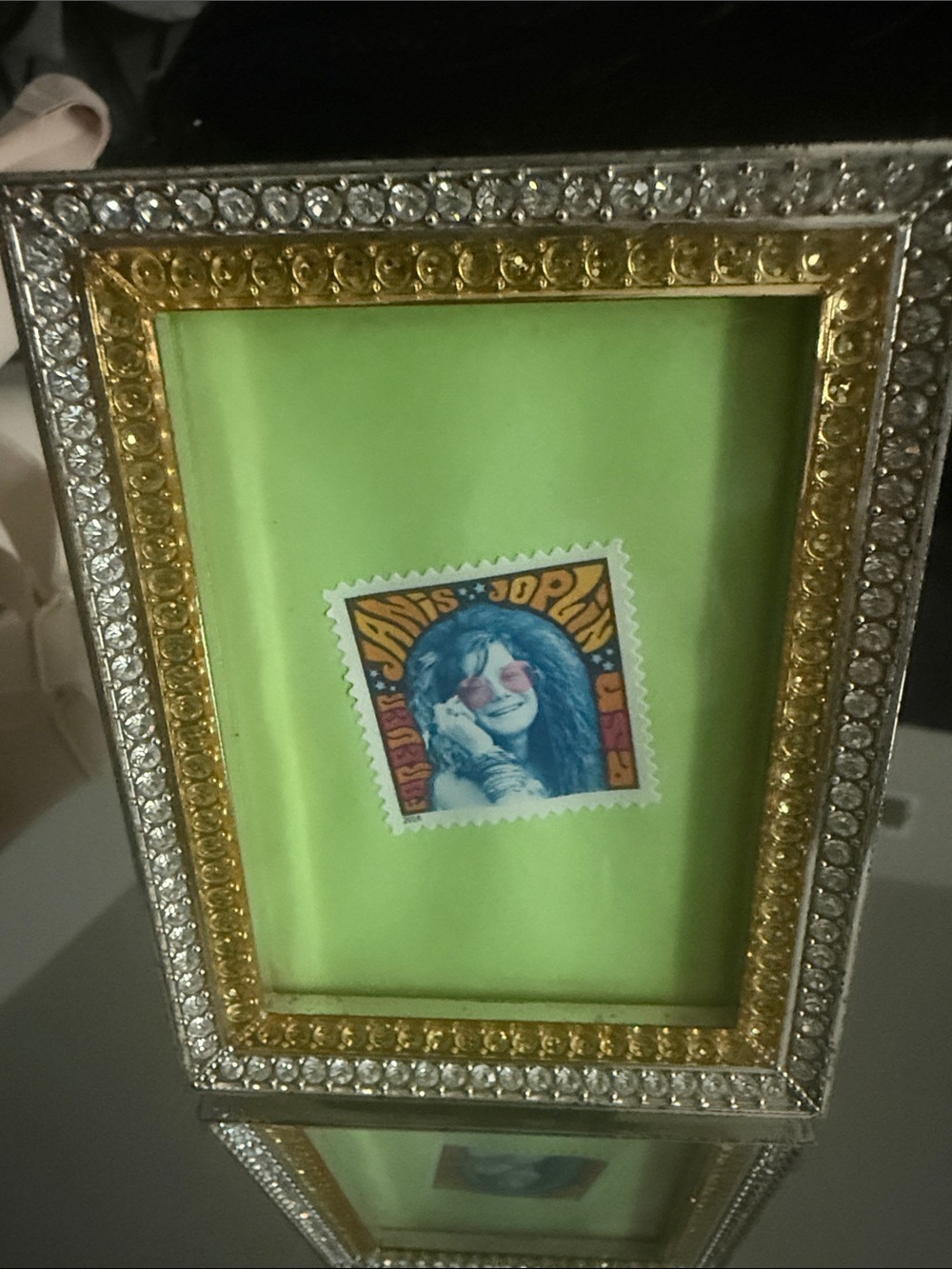 Janis Joplin collector  Forever stamp . Issued 8-8-2014 out of San Francisco.